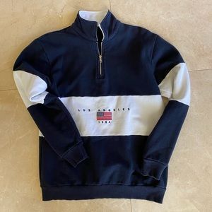 brandy melville quarter-zip